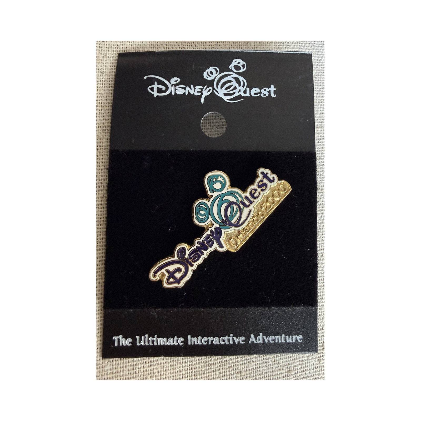 Disney DisneyQuest 2000 Pin Single The Ultimate Interactive Adventure