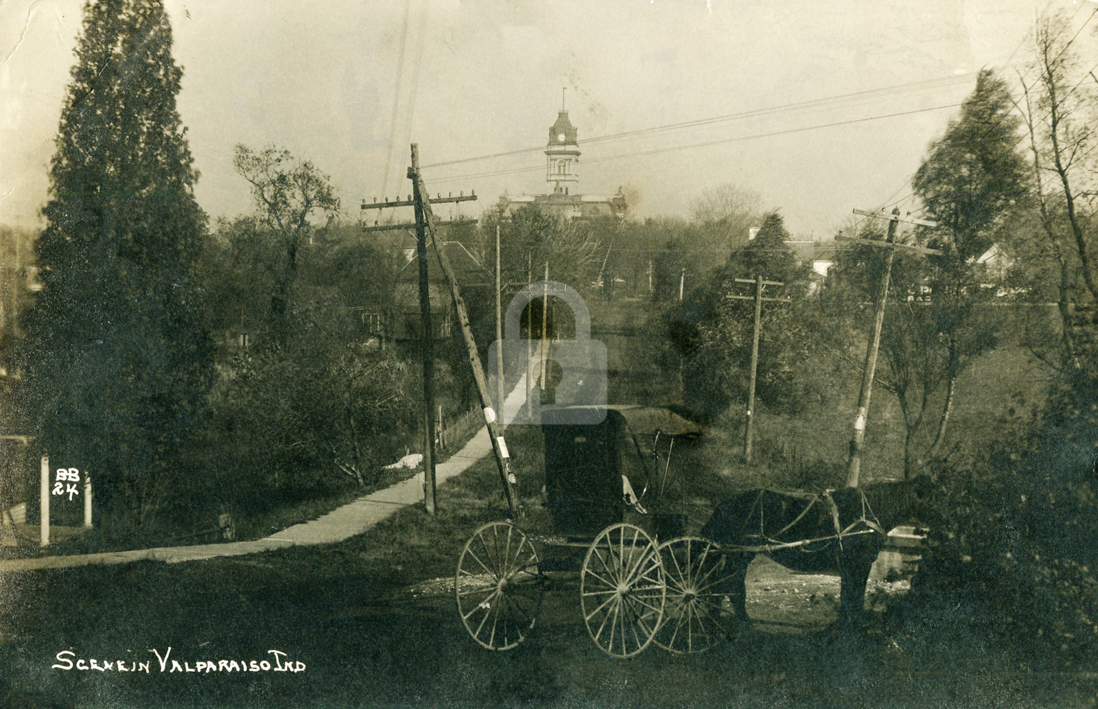 Scene Valparaiso c.1913 Valparaiso IN Indiana RPPC Photo Postcard COPY Scene Valparaiso c.1913 Valparaiso IN Indiana RPPC Photo Postcard COPY
