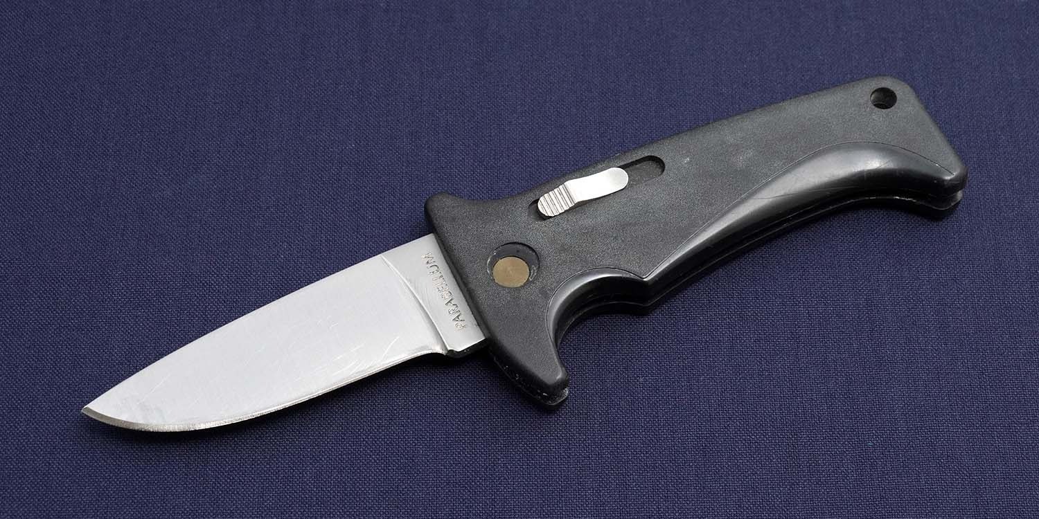 GERBER 7028 Bolt Action Parabellum Knife Used Vintage
