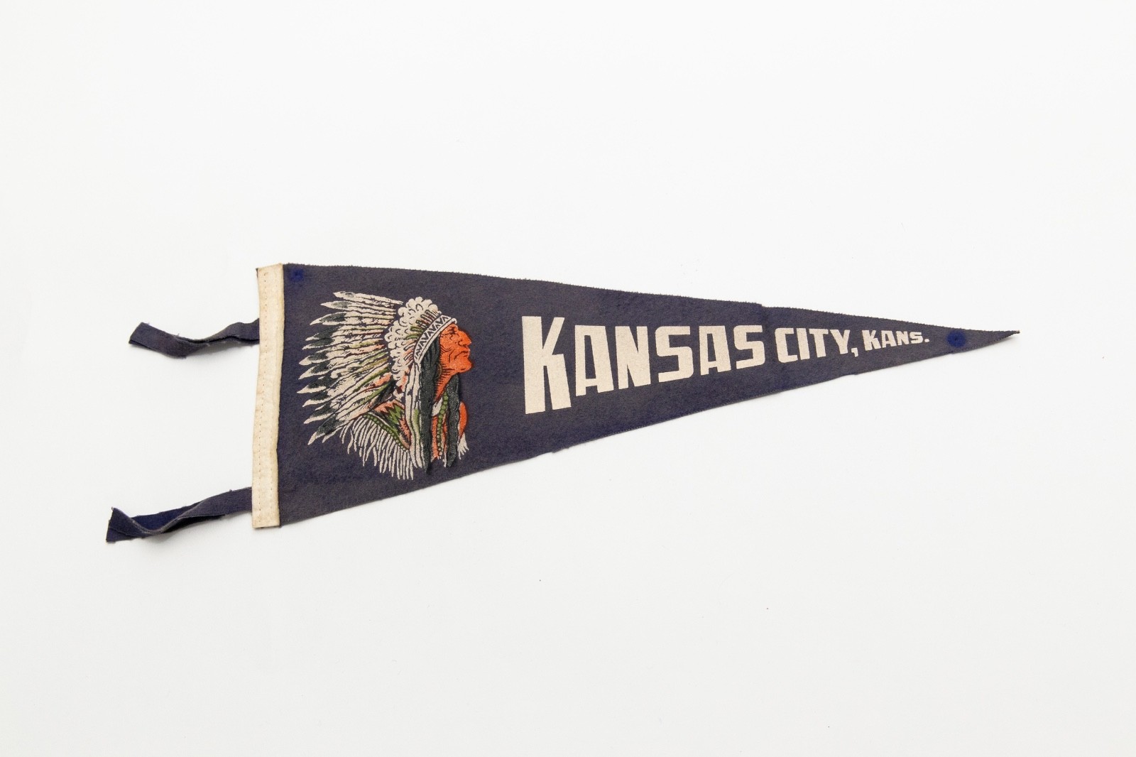 Vintage Kansas City Kansas Souvenir Felt Pennant 15