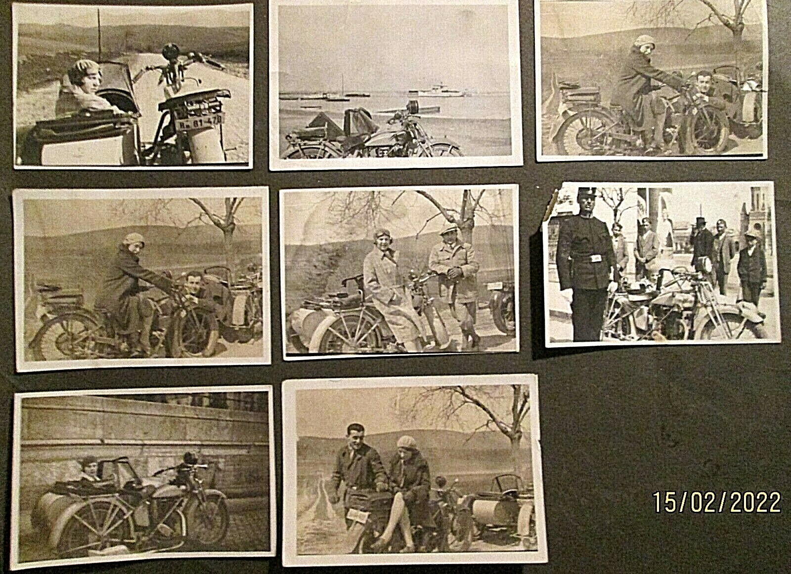 VINTAGE MOTORCYCLE PHOTOS ( RARE ORIGINAL 1920,S OR 1930,S) PHOTOS