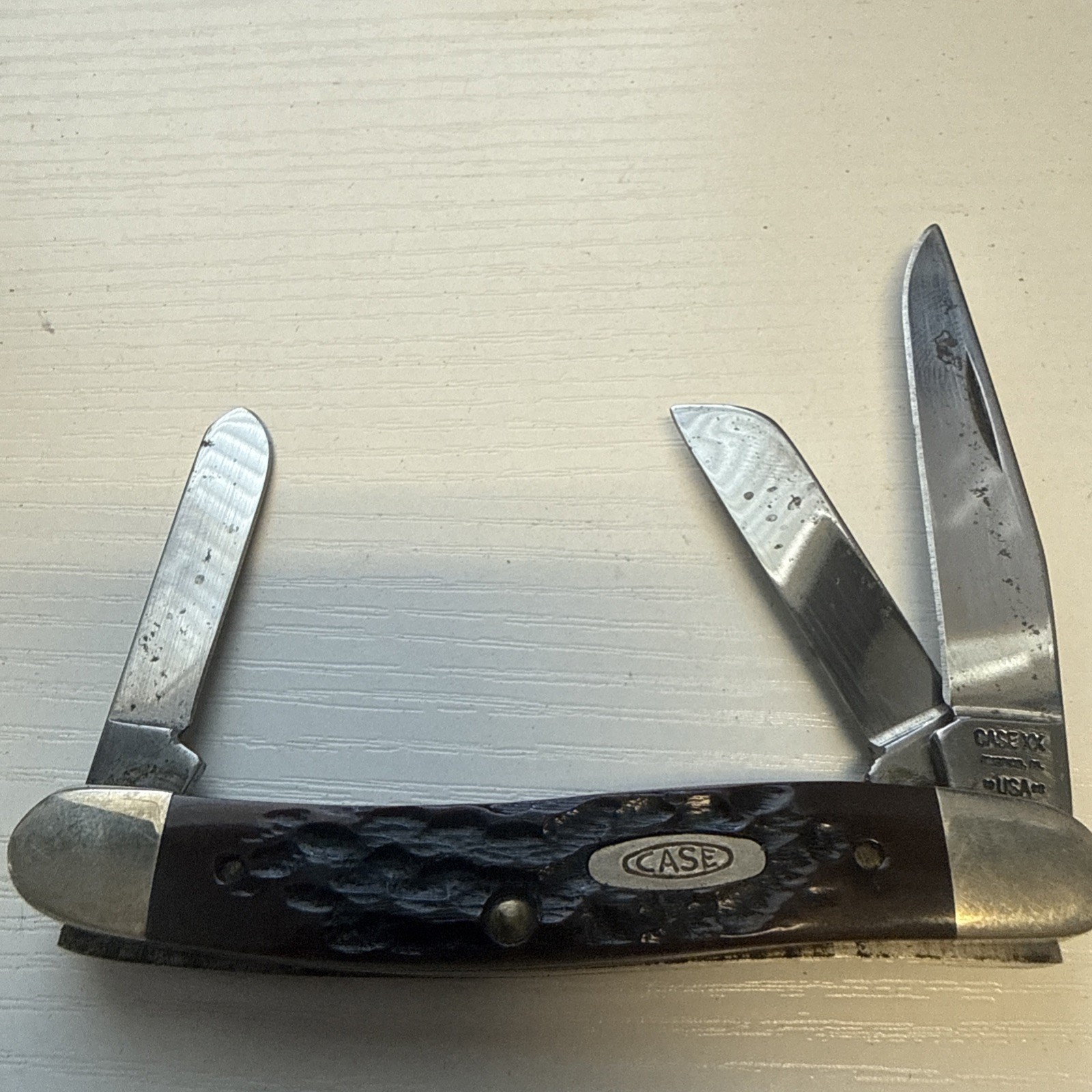 Case XX USA 6378 Stockman — likely 1972, 8-dot