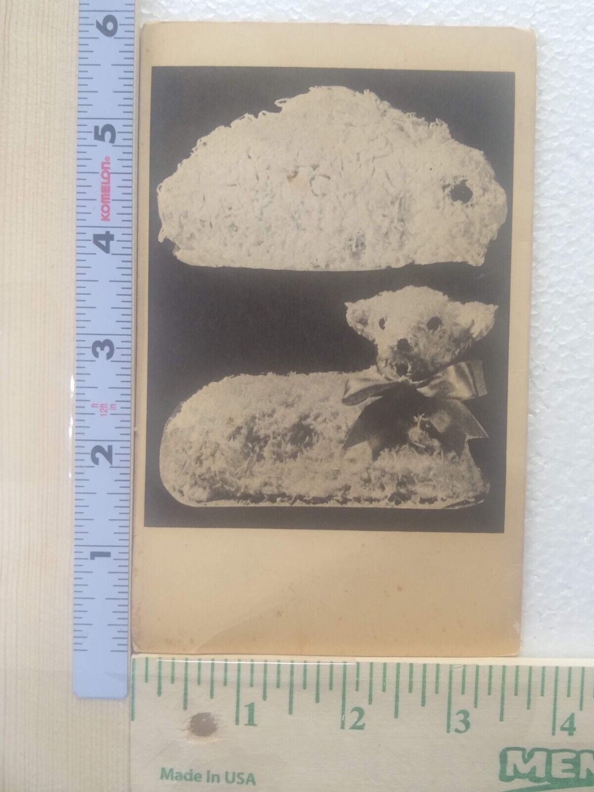 Postcard Lamb Cake Mold And Rabbit Mold