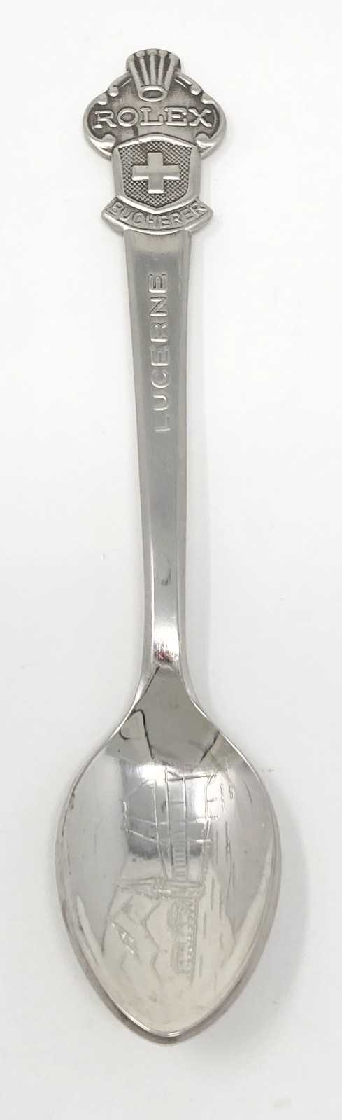 Vintage Rolex Bucherer Lucerne Switzerland Souvenir Spoon Vintage Rolex Bucherer Lucerne Switzerland Souvenir Spoon