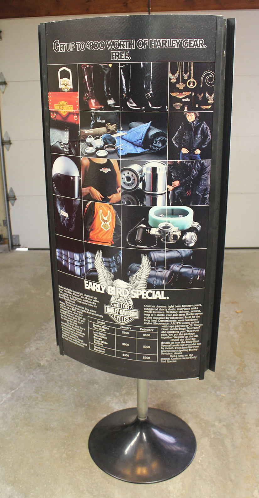 1982 Harley-Davidson Dealer Early Bird Showroom Display (2 Complete Display Set)