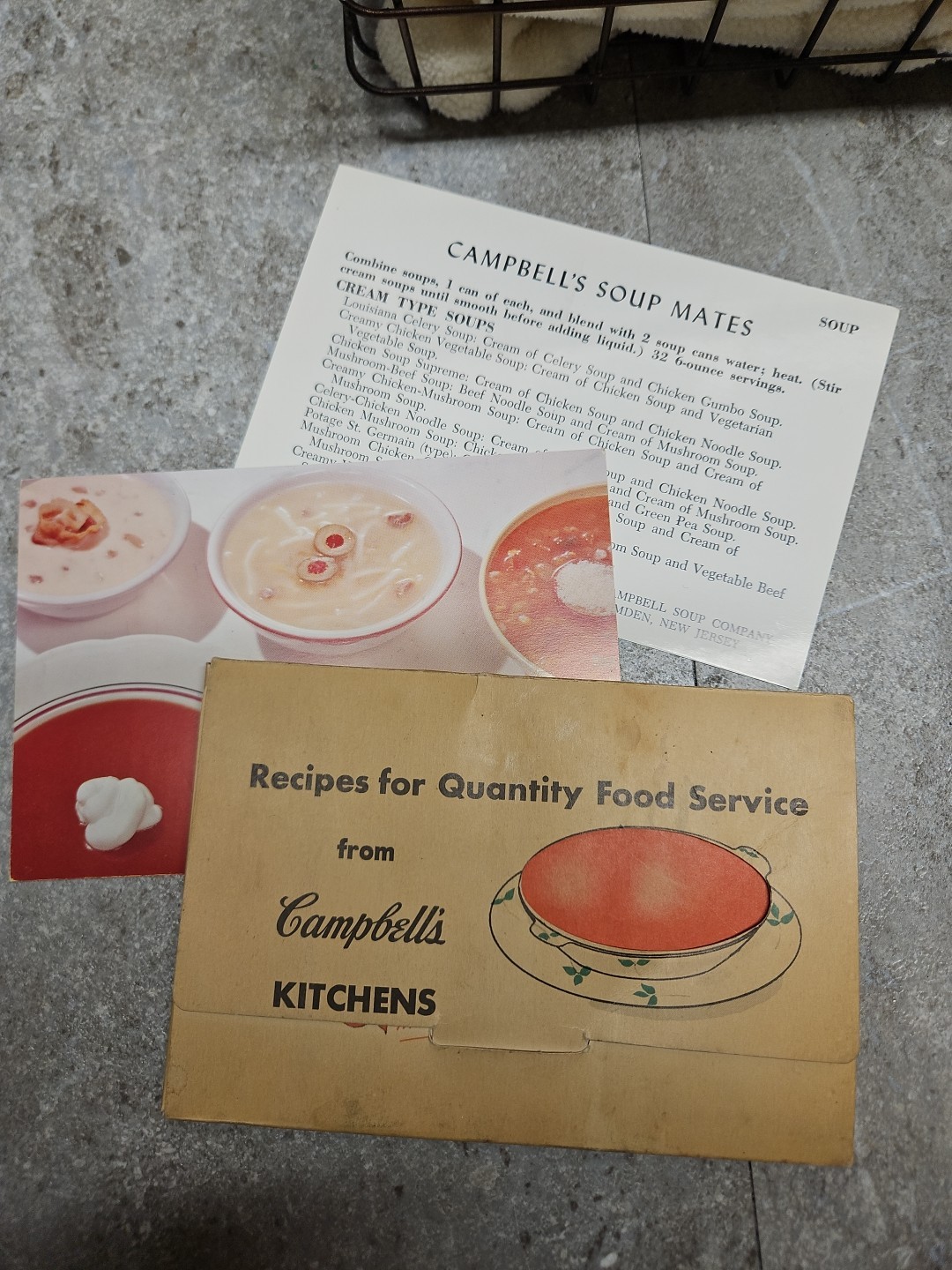 Vintage 1956 Campbell's Kitchens Recipes For Quantity Food Service RARE UNIQUE 