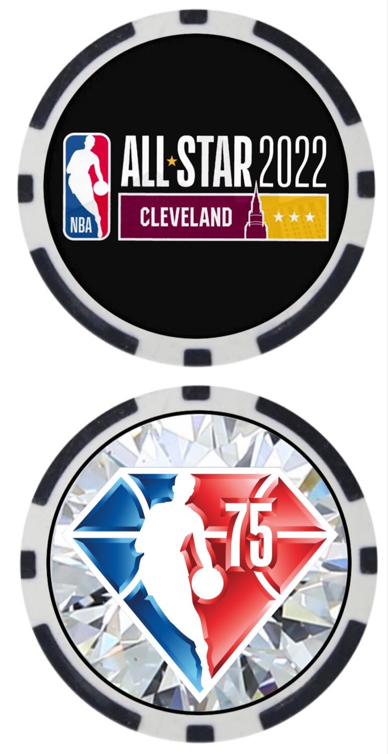 2022 NBA ALL-STAR / 75th ANNIVERSARY TEAM --- ***POKER CHIP***
