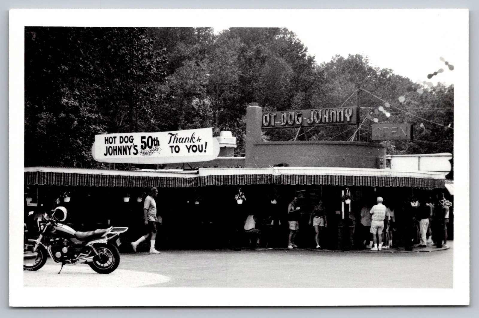 Buttzville NJ~Hot Dog Johnny's~1994 Warren County New Jersey RPPC PHOTO Postcard