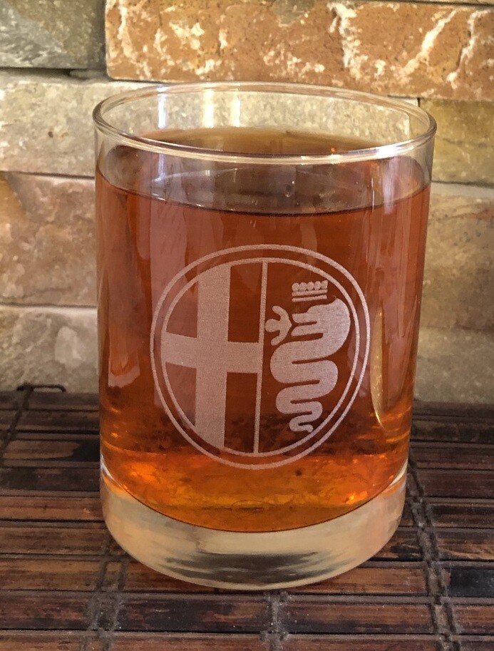ALFA ROMEO - Collectible Whiskey Glass