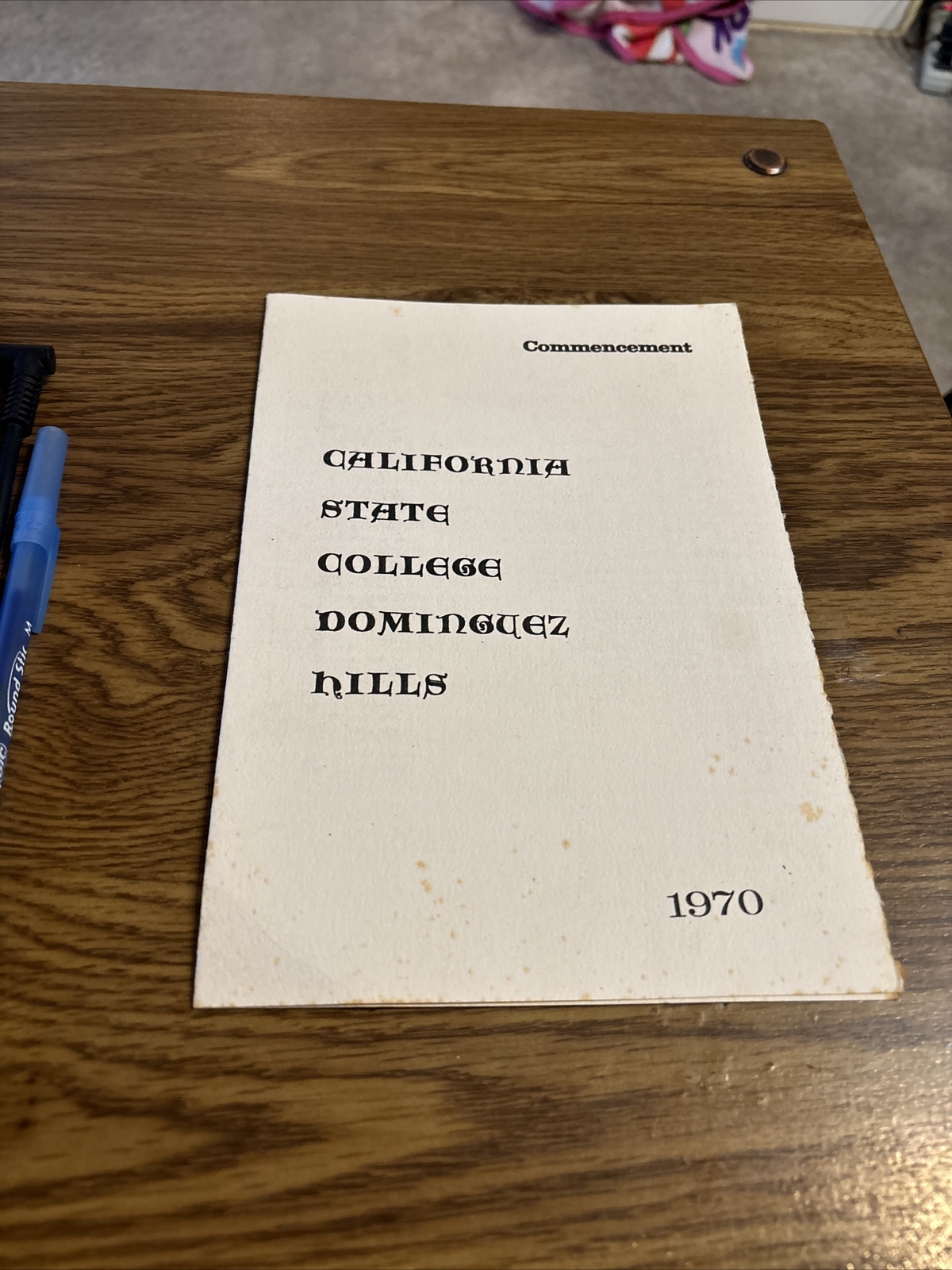California State College Dominguez Hills 1970 Commencement Program