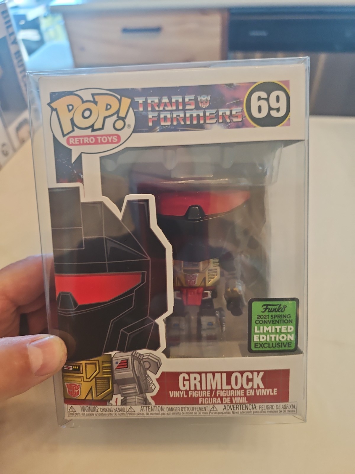 Funko Pop Transformers Grimlock (2021 Spring Convention) #69 Vinyl Figure