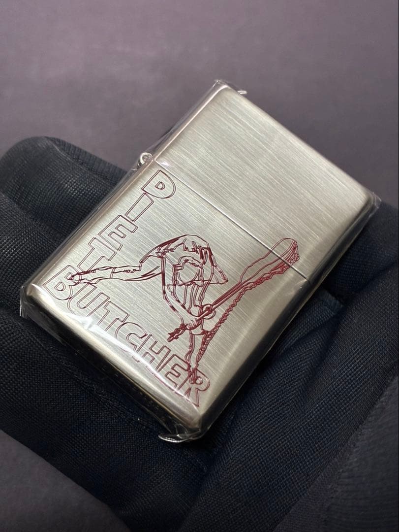 Zippo Marlboro Diet Butcher Silver 2 Sided Processing Lighter Regular Japan Zippo Marlboro Diet Butcher Silver 2 Sided Processing Lighter Regular Japan