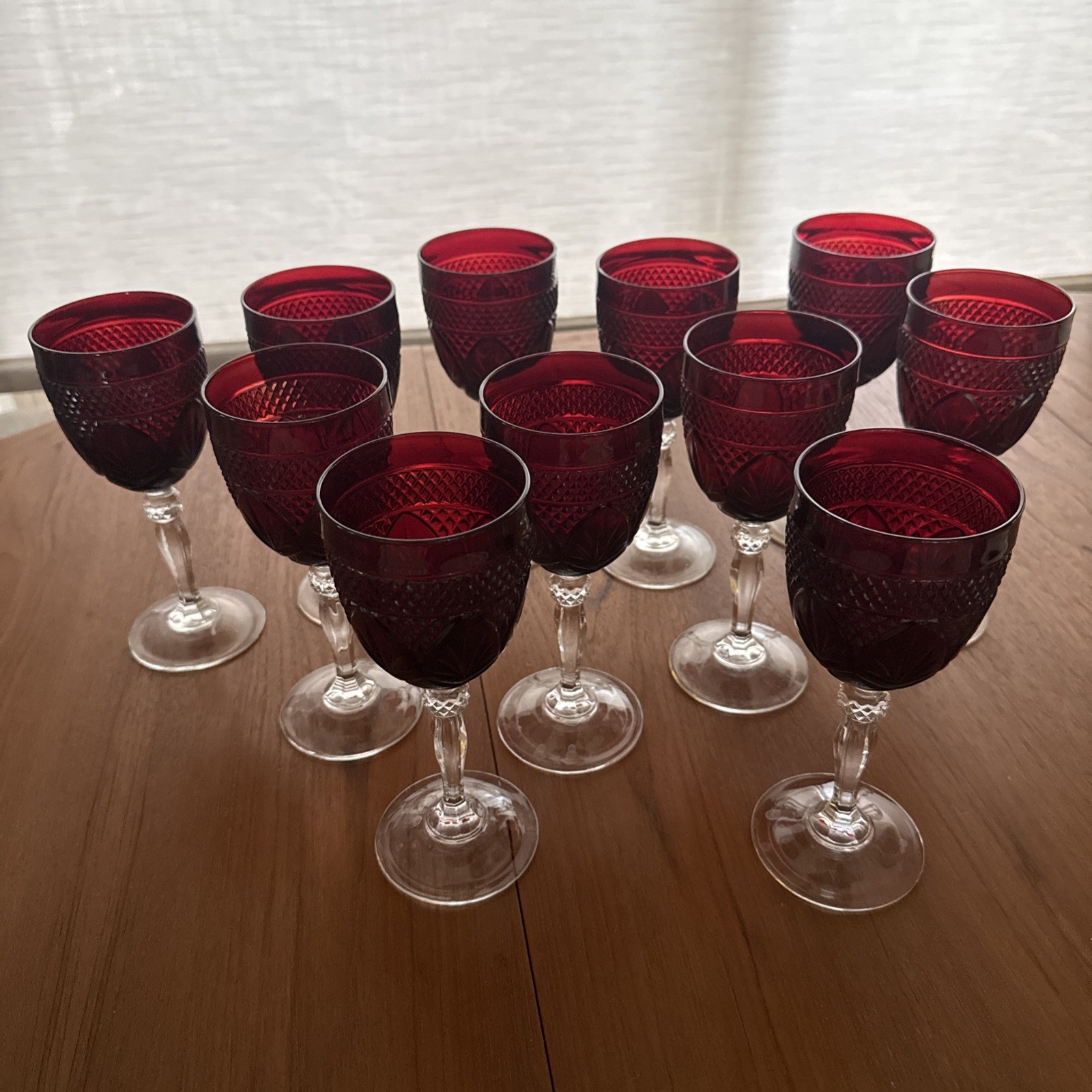 Vintage Cristal d'Arques Cristal d'Arques-Durand (Arcoroc/Luminarc) set of 11 