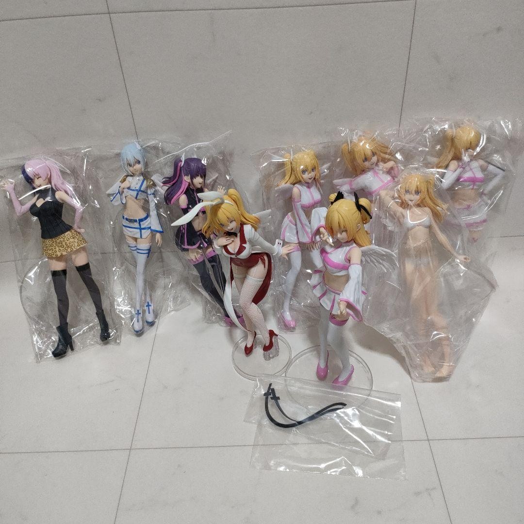 Anime Girl Figure 8 Pc Lot Bandai Glitter Glamours Collectible 15+