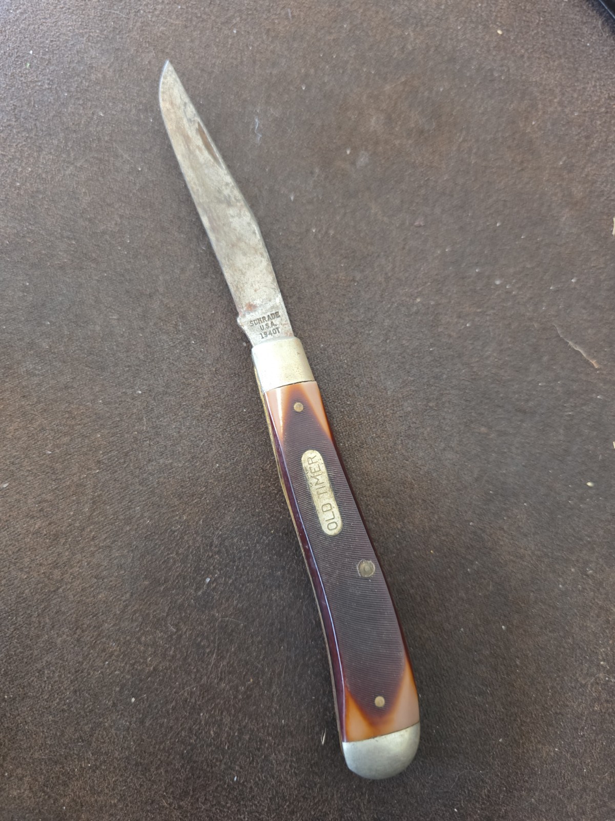 VTG Schrade Old Timer 1940T Single Blade. NEEDS REPAIR VTG Schrade Old Timer 1940T Single Blade. NEEDS REPAIR