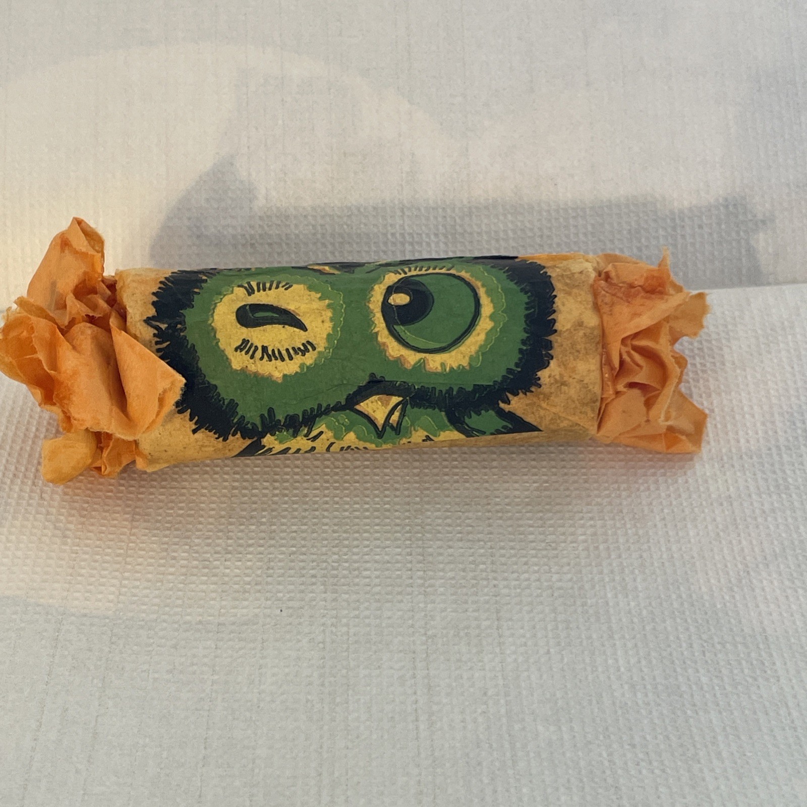 1 vintage Halloween Crepe Paper Party Favor w/prizes no two are ALIKE Owl Moon 
