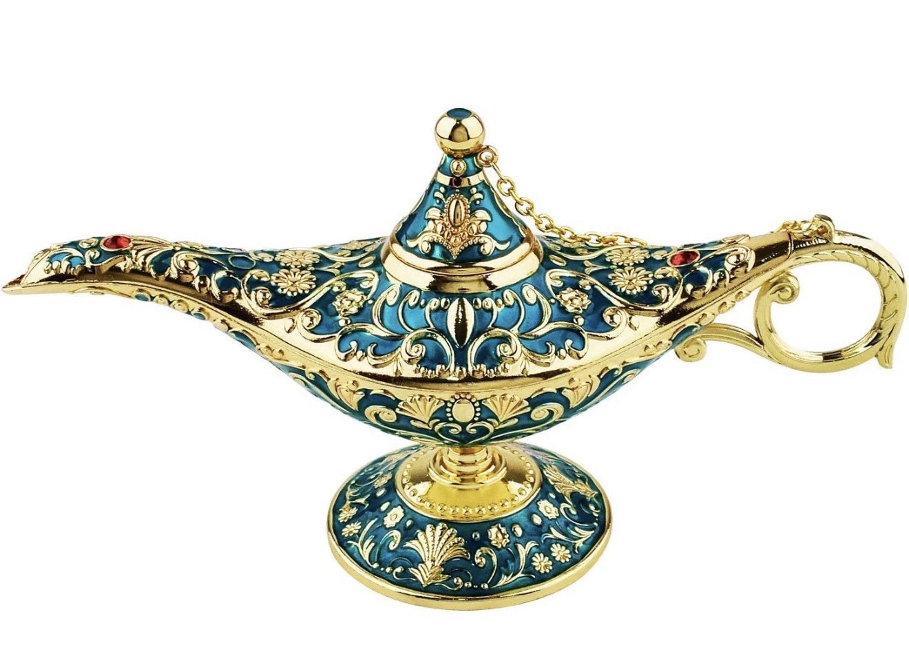 Vintage Legend Aladdin Lamp Magic Genie Wishing Light Lamp Collectable TXX