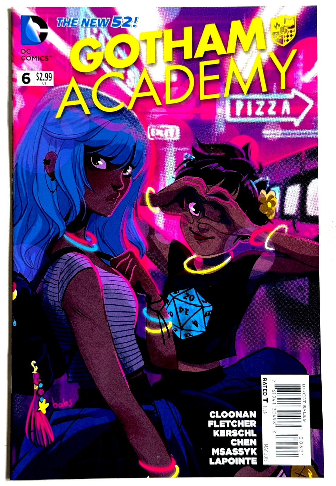 GOTHAM ACADEMY #6 BABS TARR 1:25 VARIANT 2015 DC COMICS NM