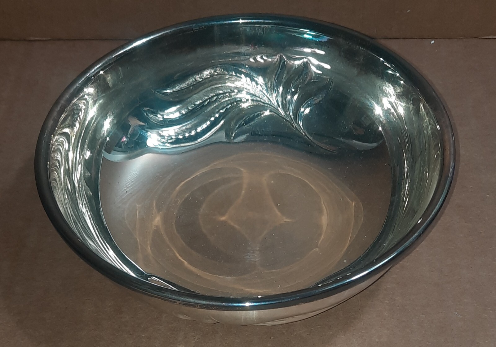Bowl Kirk Stieff Felchi Silverplate Made in Italy 6.75
