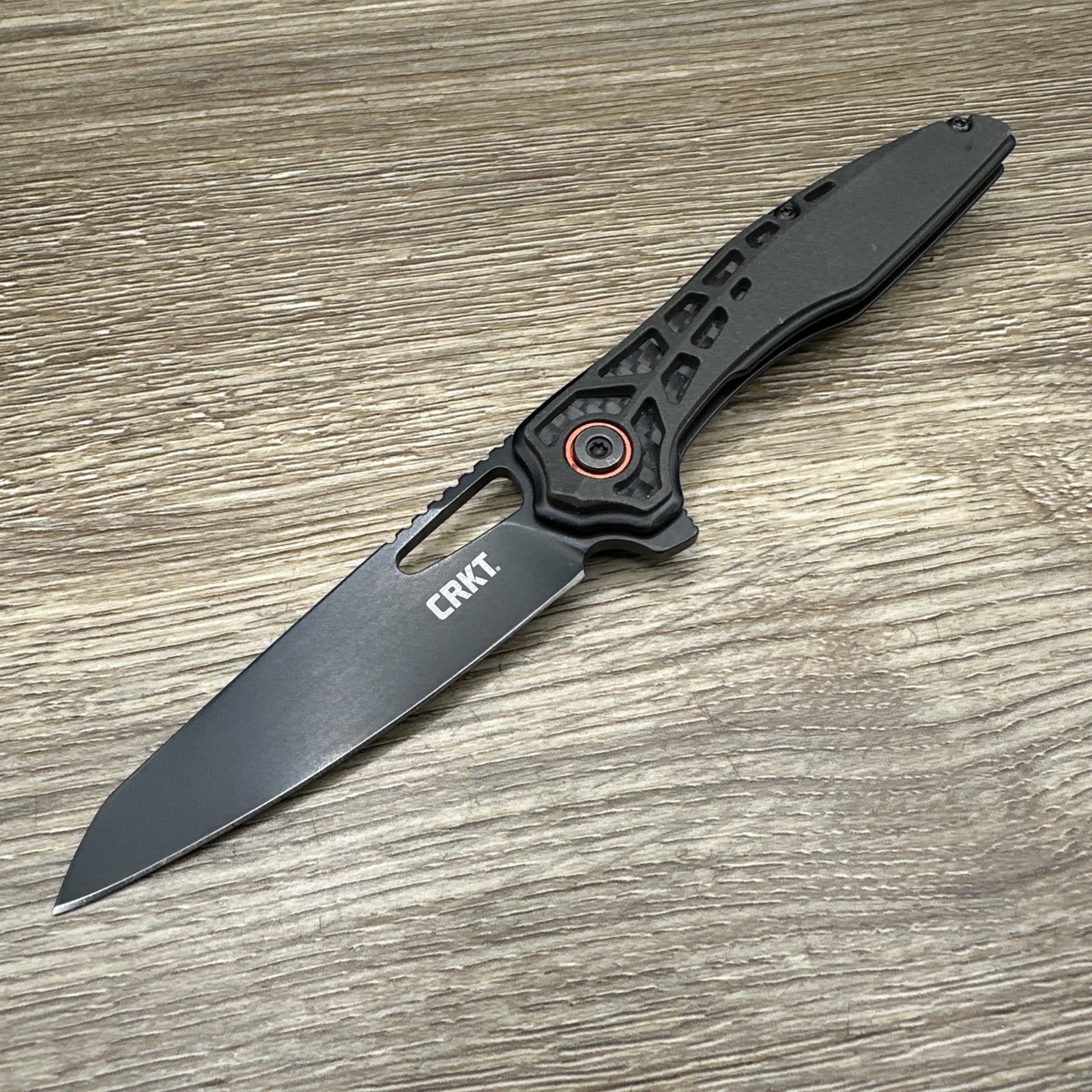 CRKT 6290 THERO Pocket Knife - T.J. Schwarz Designs - Liner Lock - Plain Blade