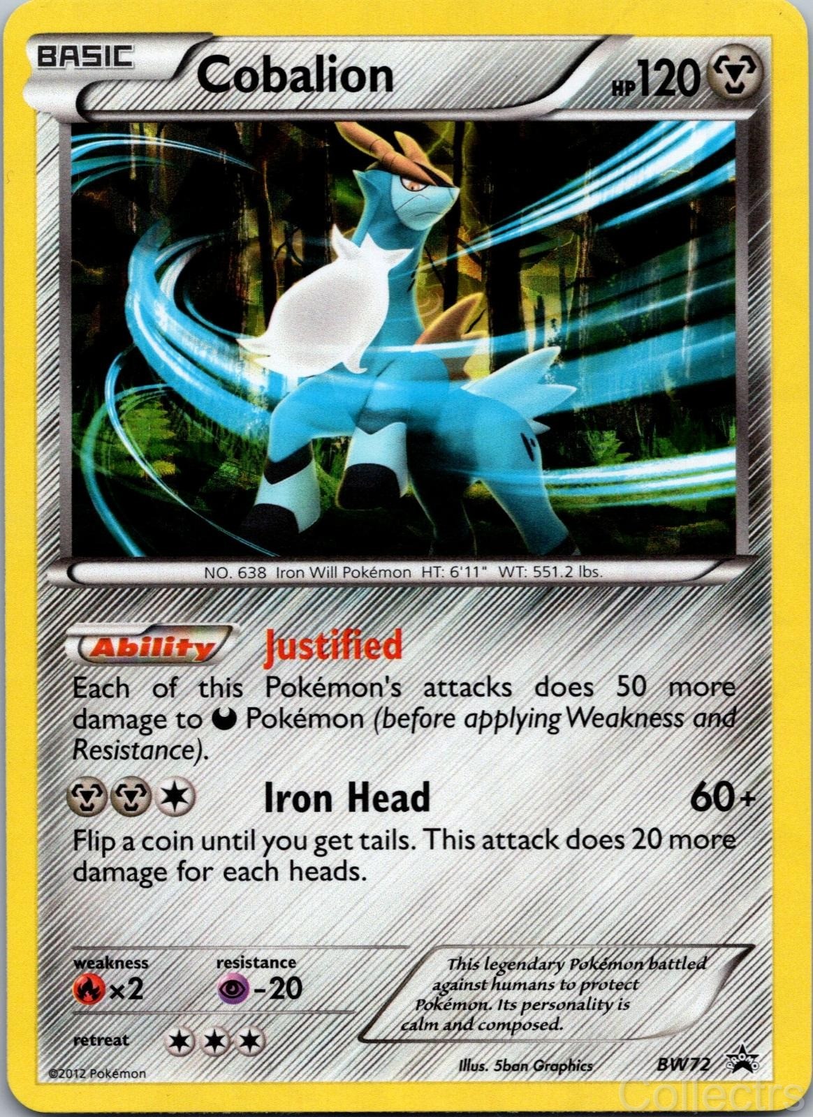 COBALION BW72 HOLO BLACK AND WHITE PROMO NM/M