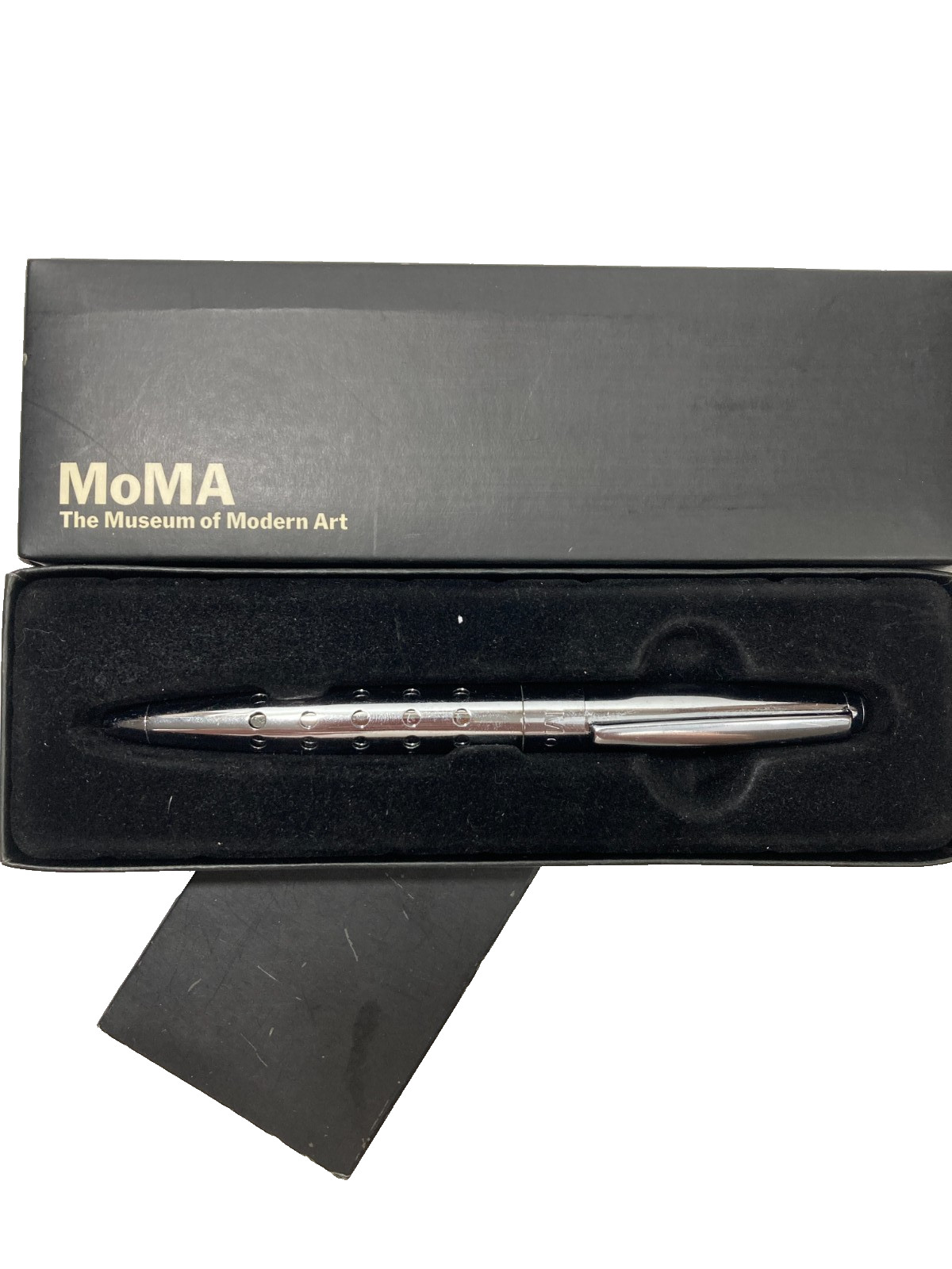 Metropolitan Museum Of Art (MOMA) Artsy Rainbow Heavy Chrome Ballpoint Pen