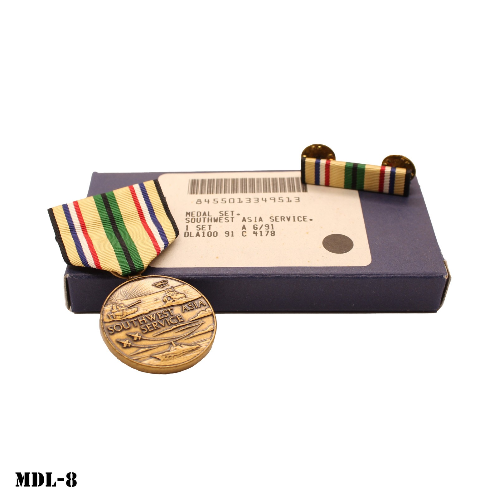 Full Size Medal ~ Southwest Asia Service Medal Set ~ Original 1991 ~ NEW in Box