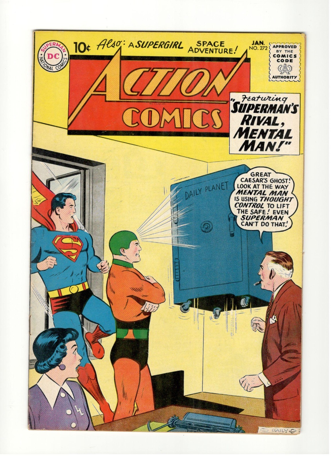 Action Comics #272 Superman Supergirl SILVER AGE DC COMICS CURT SWAN 1961 FN