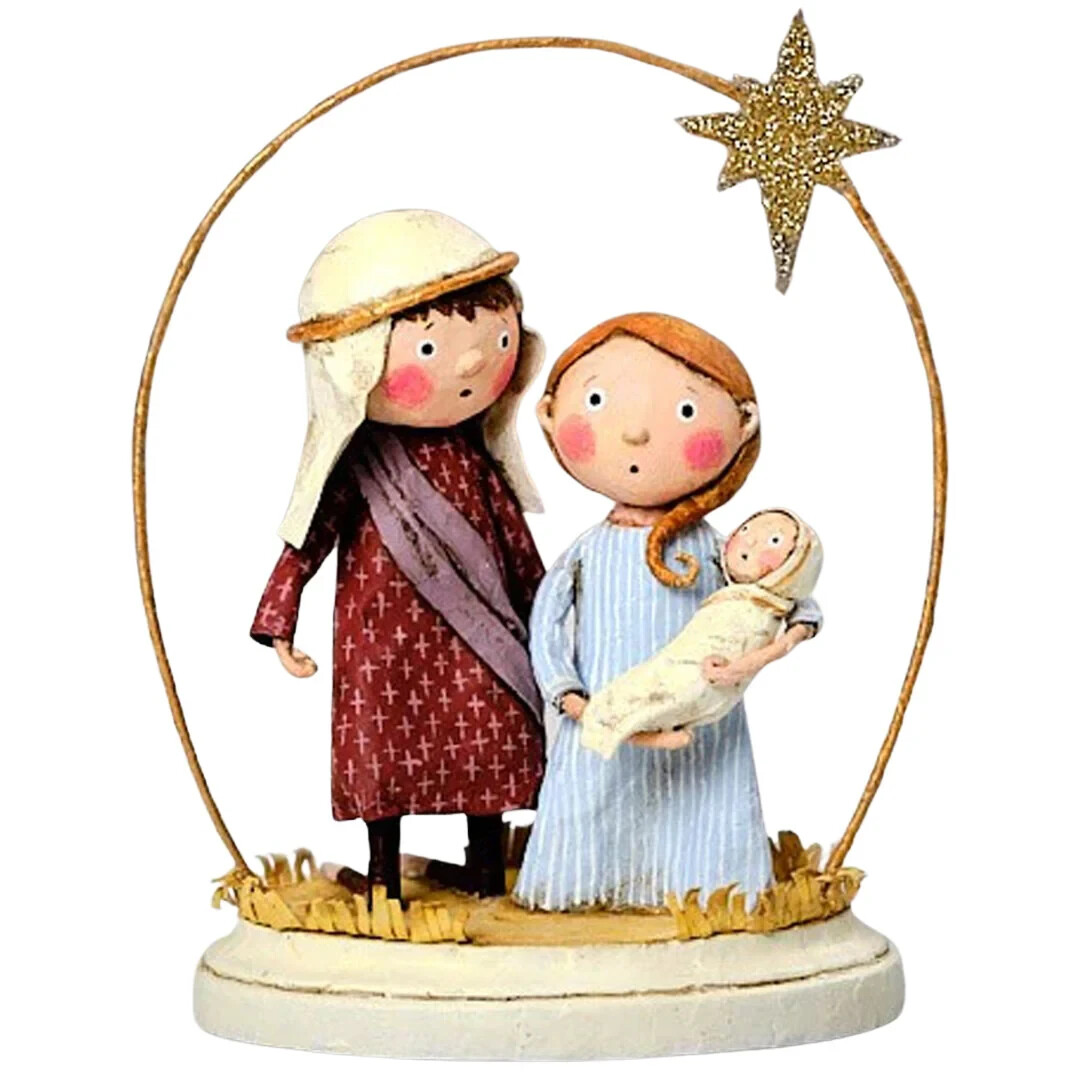 Lori Mitchell Christmas Figurine ~ A Child Is Born