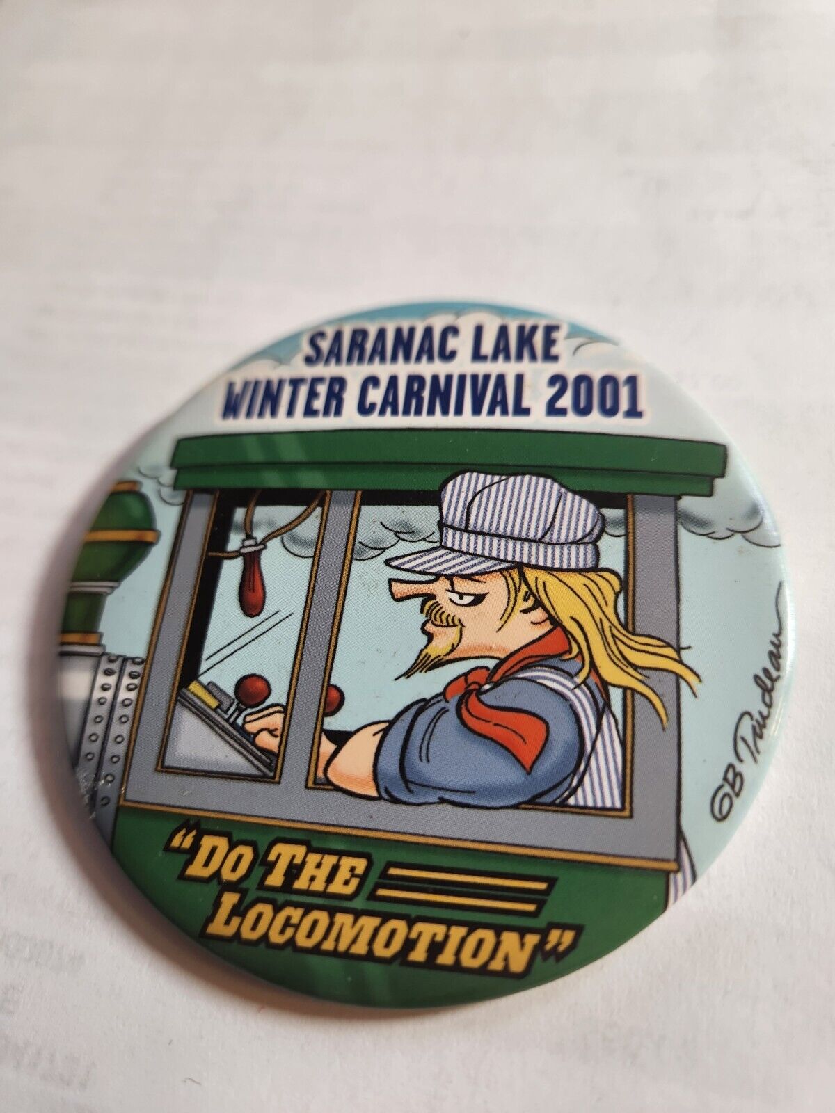 Saranac Lake Winter Carnival 2001  Roman Do The Locomotion, G Trudeau Doonesbury