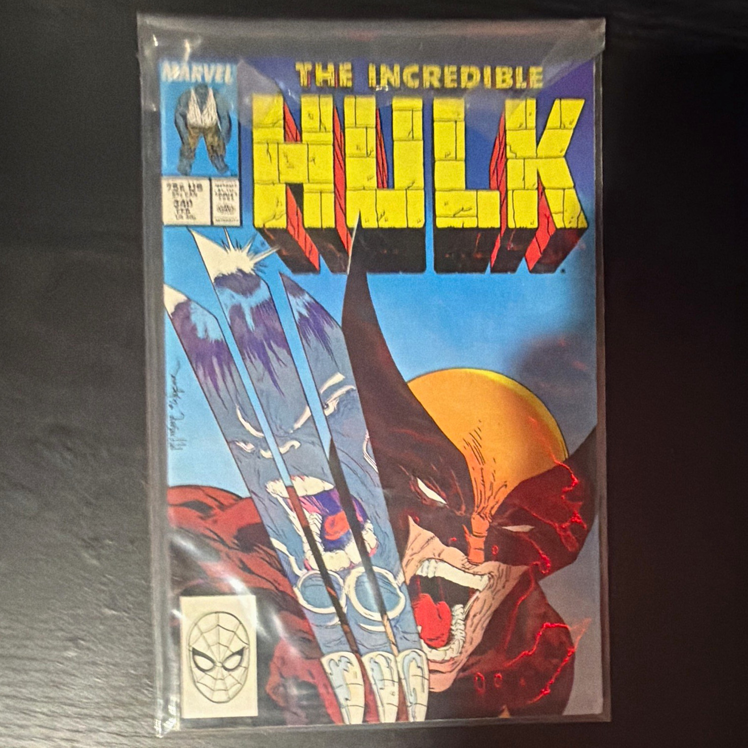 Marvel The Incredible Hulk #340 Hulk vs Wolverine Bronze Age Color Single Issue