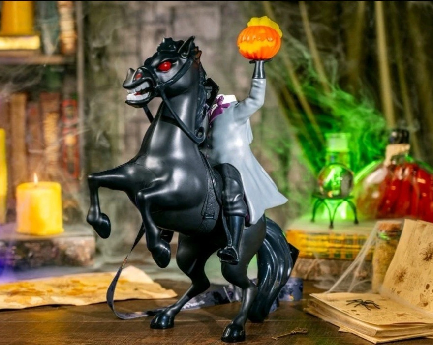 Disneyland Disney Parks 2026 Headless Horseman LU Halloween Popcorn Bucket + Map