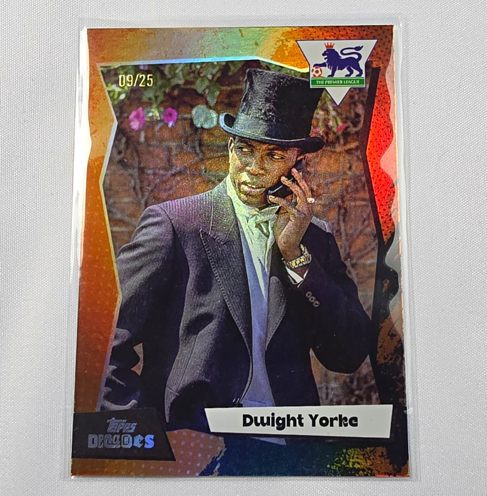 Topps Deco Premier League 2025 Image Variation Dwight Yorke 09/25 /25