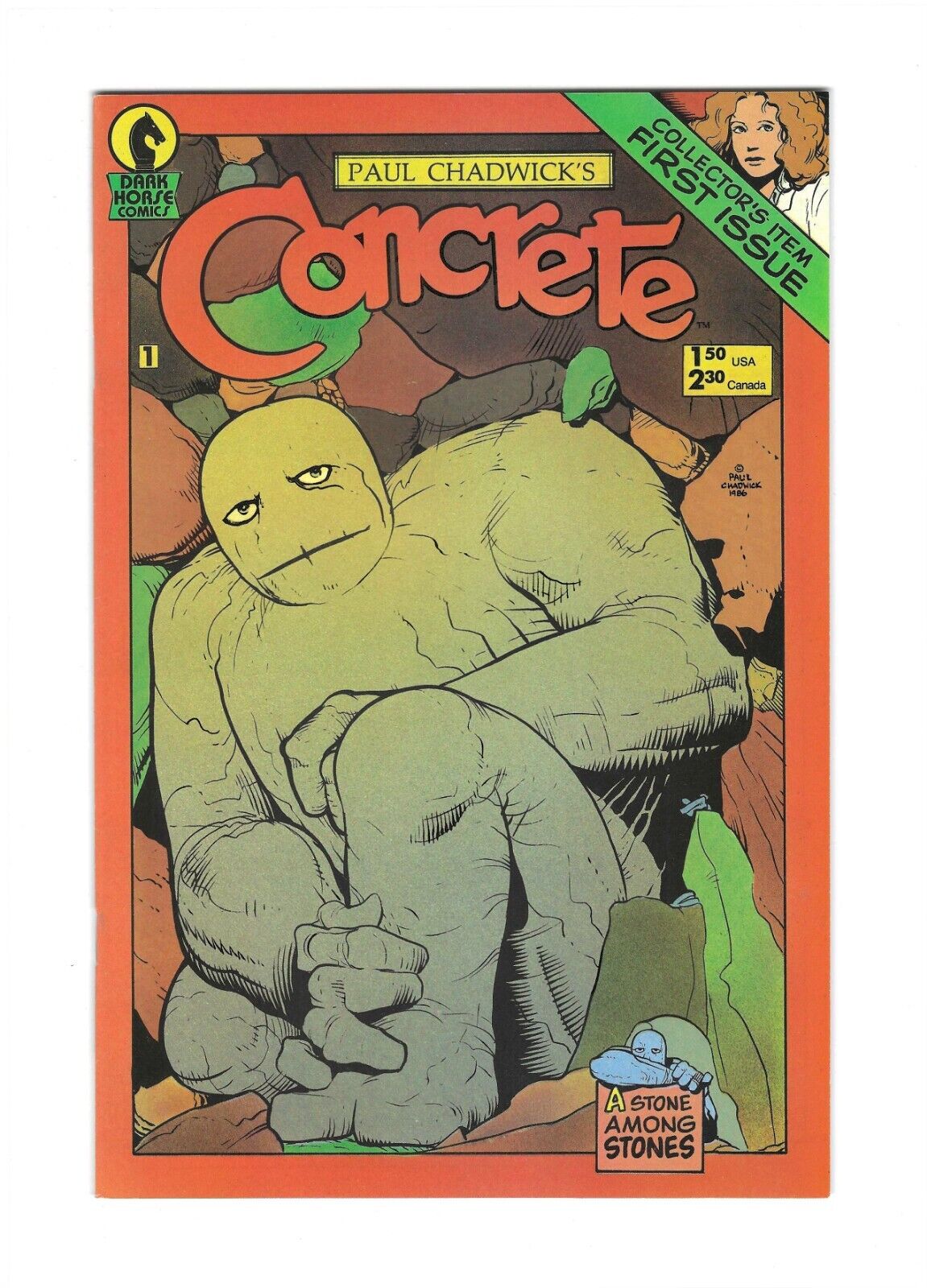 Concrete #1: Dry Cleaned: Pressed: Bagged: Boarded: NM+ 9.6