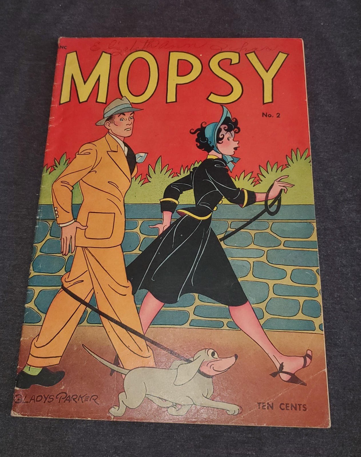 MOPSY #2 VG- (3.5) from 1948 St. John / GGA / Paper Dolls / Rare / Gladys Parker