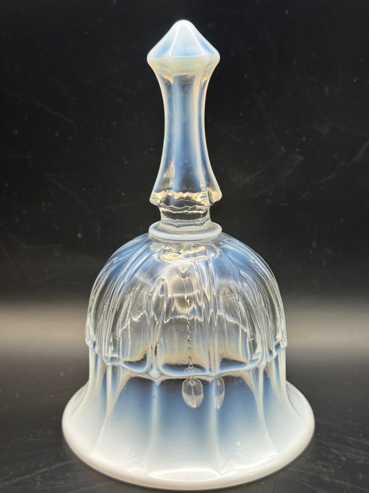 Vintage Fenton Art Glass Opalescent Bell Sydenham Large Size 6.5\