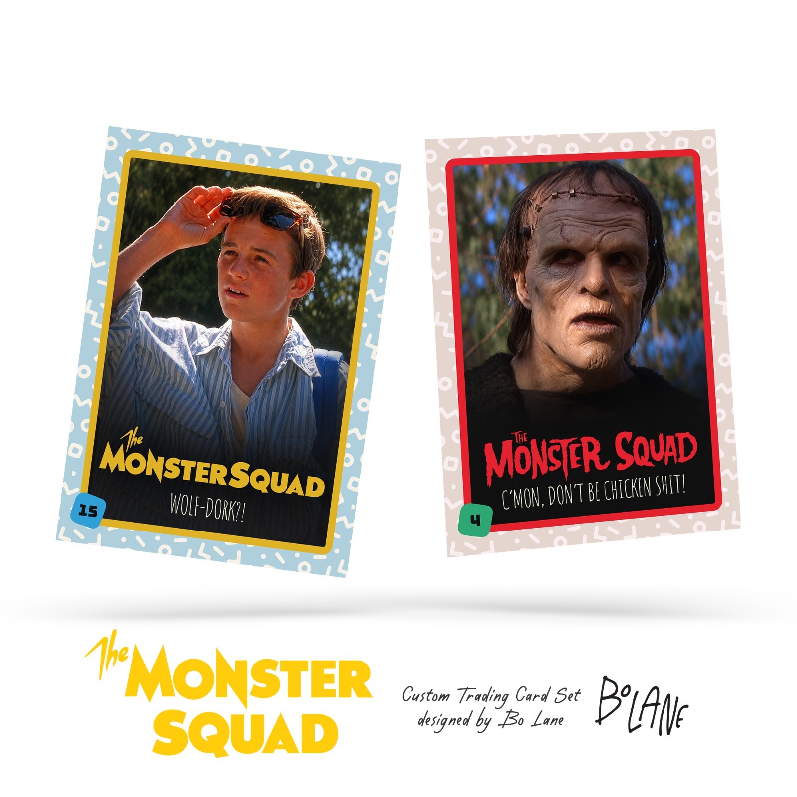 MONSTER SQUAD Custom Trading Cards Limited Edition 19 Card Set (VHS inspired) MONSTER SQUAD Custom Trading Cards Limited Edition 19 Card Set (VHS inspired)