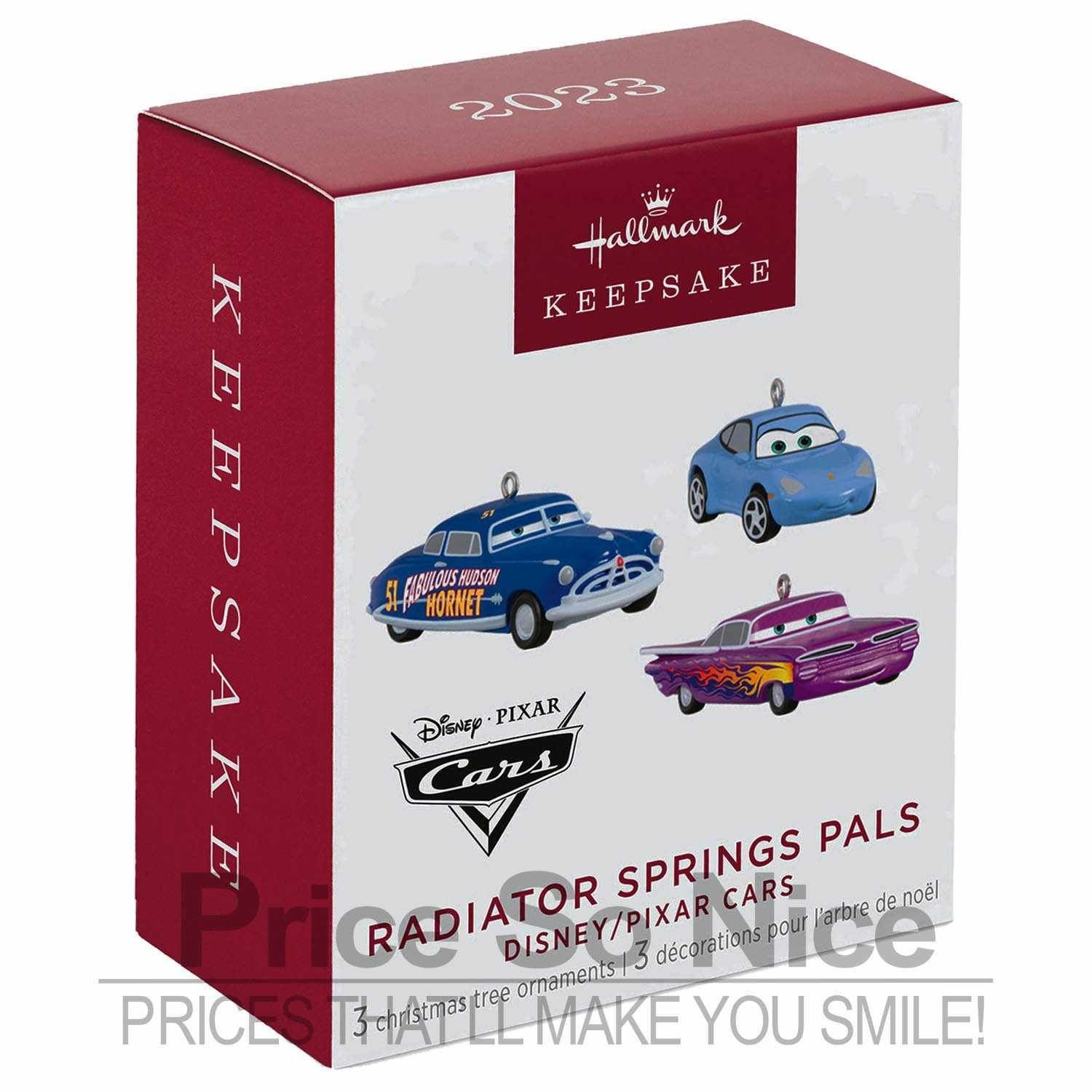 Hallmark 2023 Ornament - Radiator Springs Pals: Pixar Cars Minifigures BAD BOX