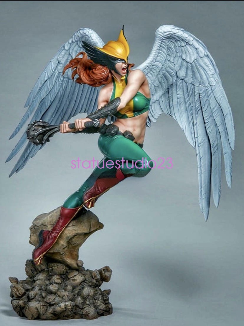 Sideshow Hawkgirl Collection Statue Figure Resin Painted Model Trade Edition 1/4