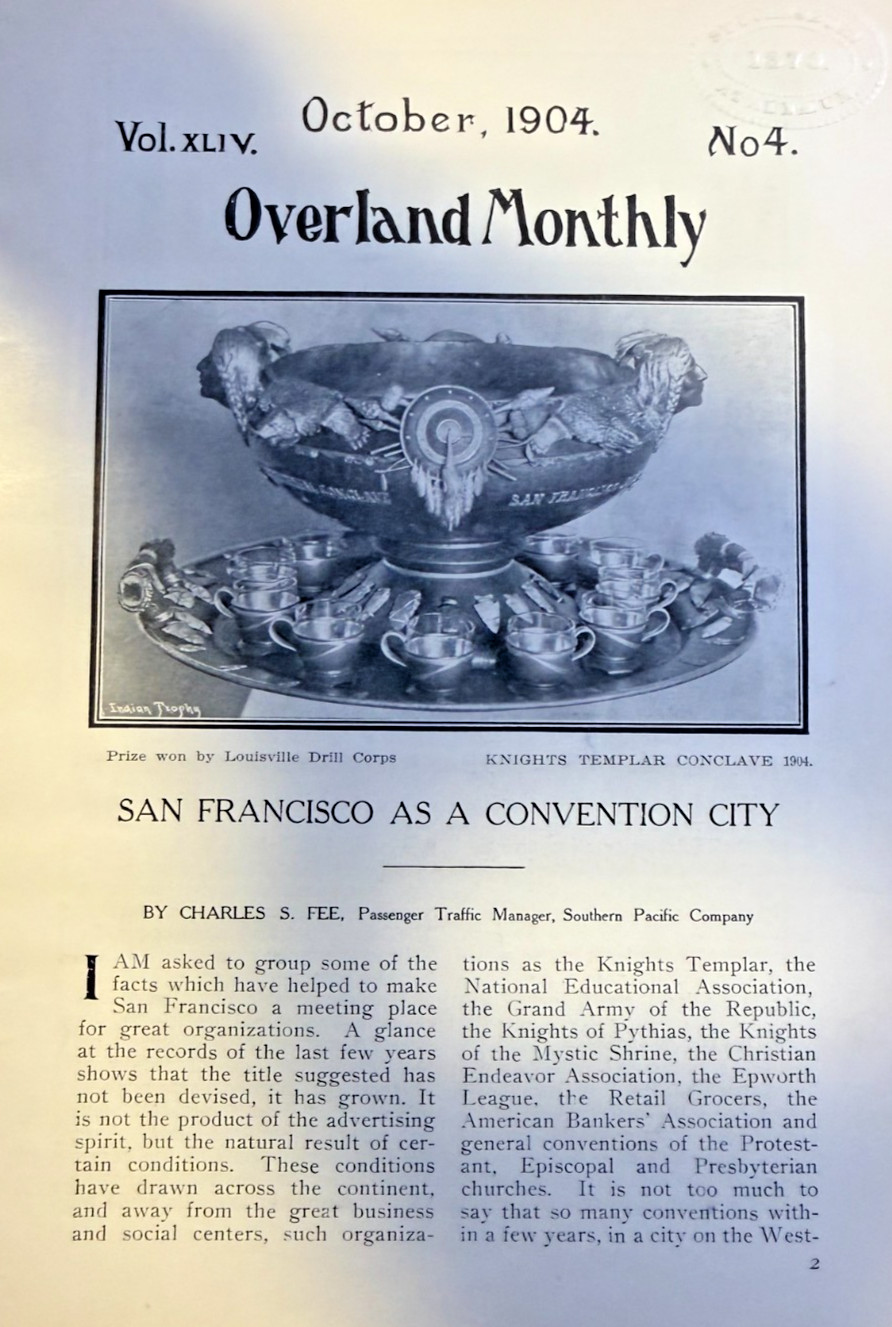 1904 San Francisco California As A Convention City illustrated