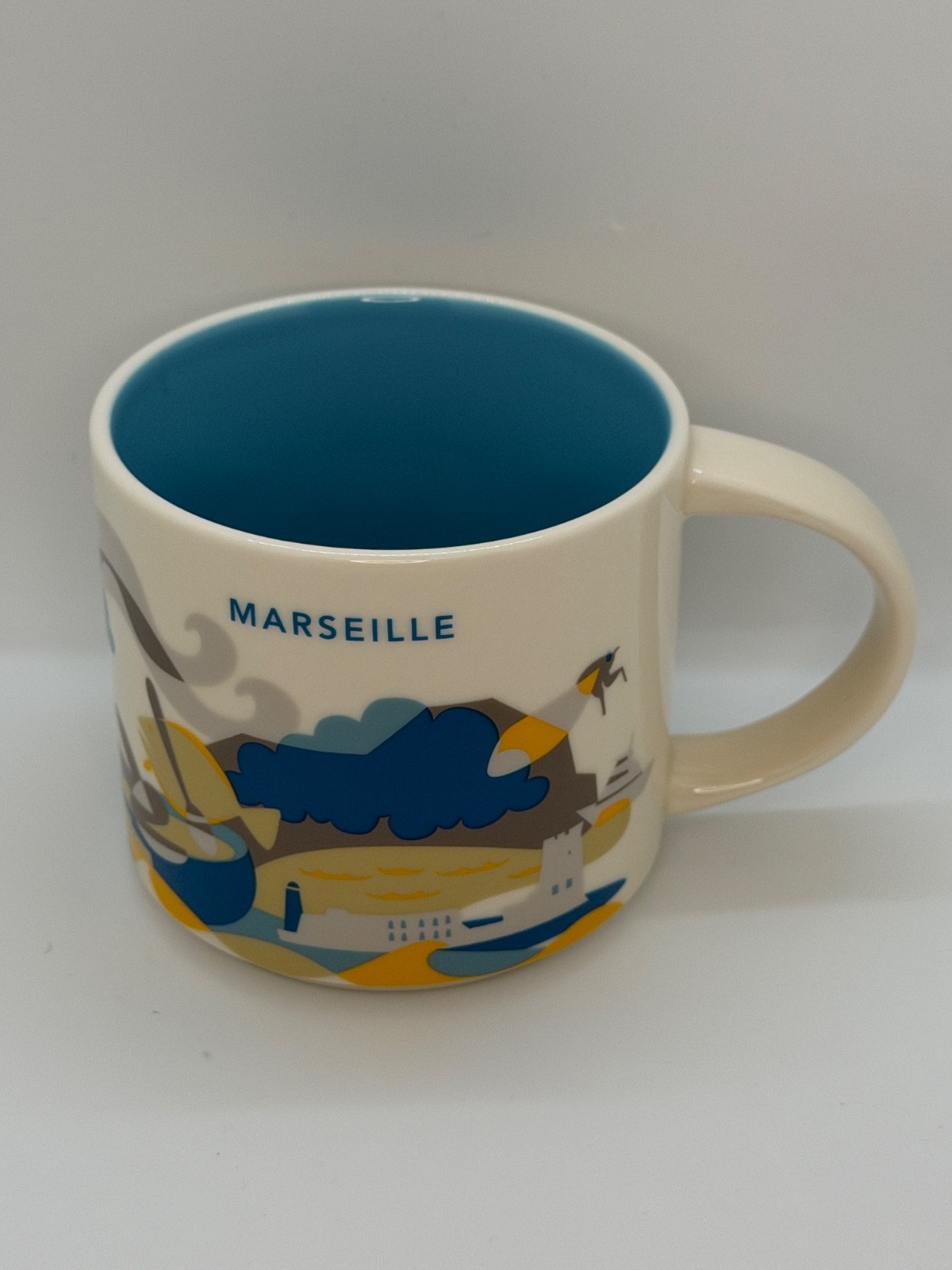 Starbucks MARSEILLE You Are Here YAH Collection 14oz Mug NEW No Box France
