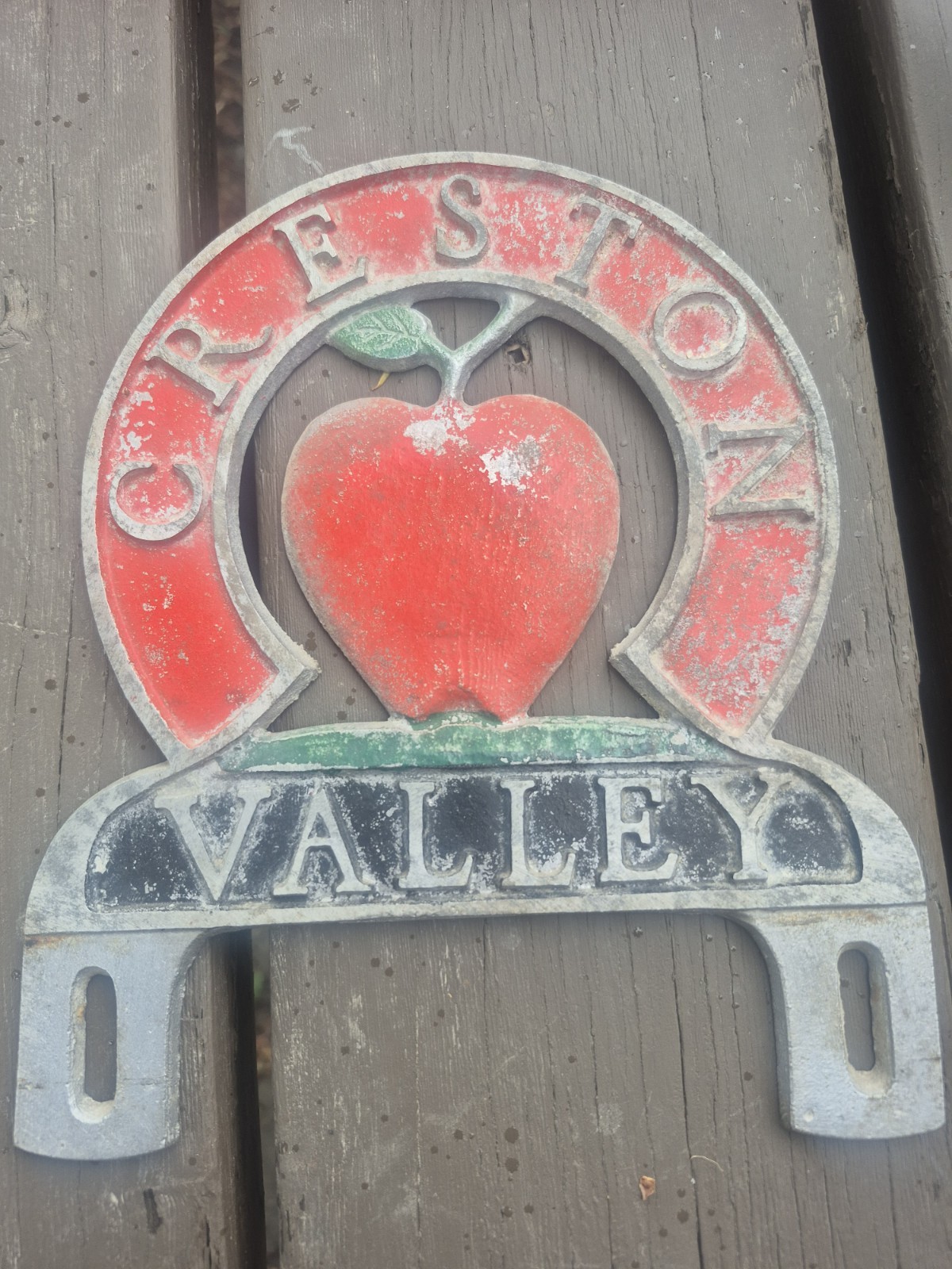 Creston Valley Insanely Rare BC Canada License Plate Topper