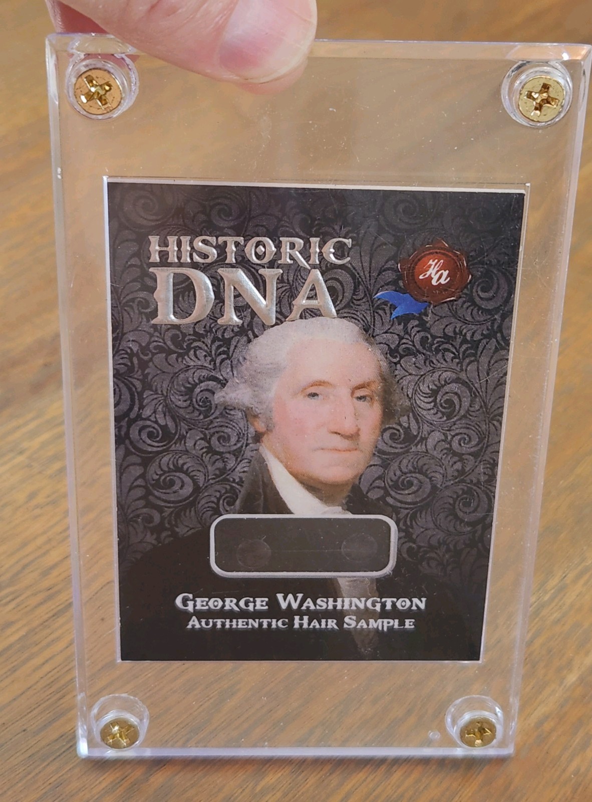 GEORGE WASHINGTON POTUS HISTORIC DNA AUTHENT HAIR SAMPLE 10/102 GEORGE WASHINGTON POTUS HISTORIC DNA AUTHENT HAIR SAMPLE 10/102