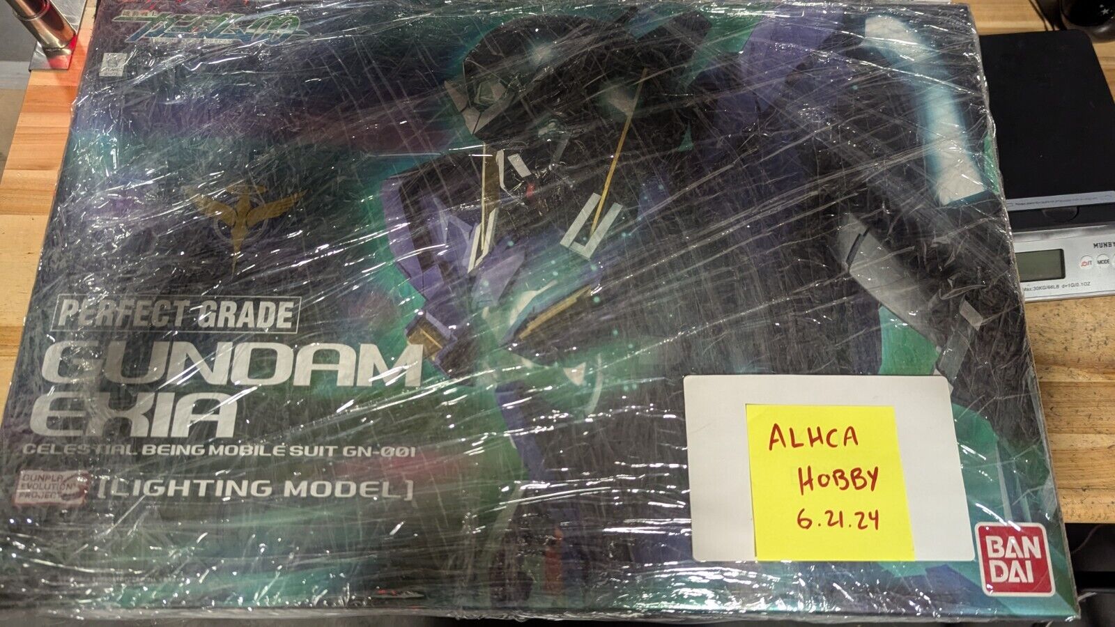 Bandai Hobby Model Kit PG 1/60 GN-001 Gundam Exia Lighting Model *US SELLER*