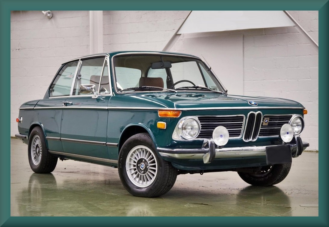1972 BMW 2002 Tii coupe, Toolbox - Refrigerator Magnet, 42 MIL