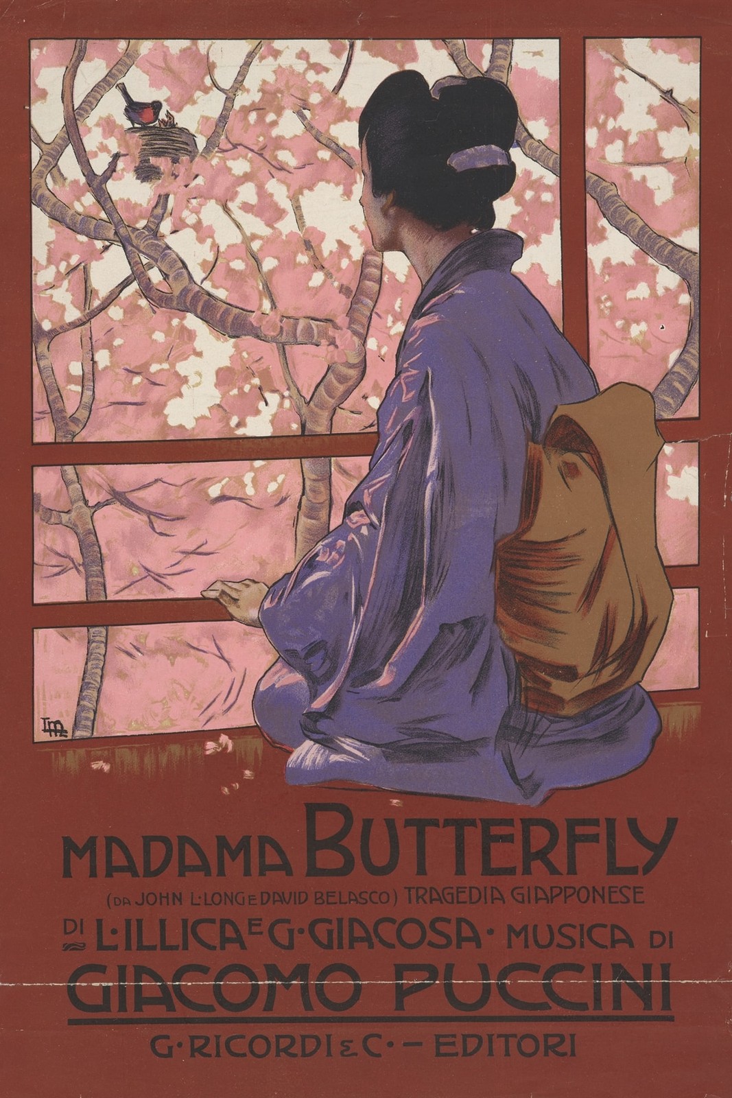 🎋 Madama Butterfly (1904) Opera Poster - 24x36” Premium Matte Paper 🎼