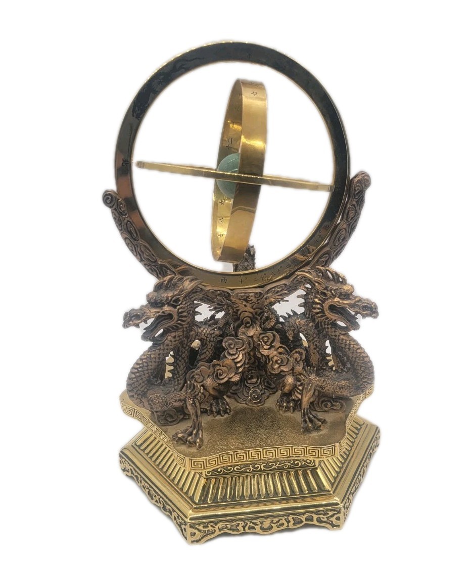Franklin Mint Empire Of The Dragon Armillary Sphere Institute of Chinese Culture