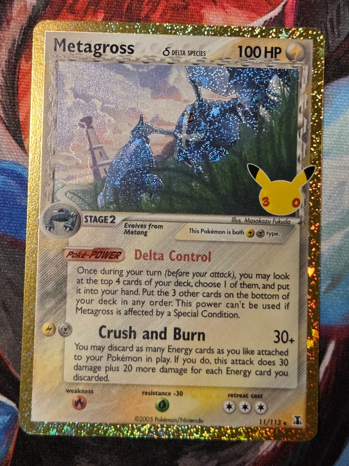 Metagross 11/113 Delta Species Pokémon TCG 30th Anniversary Celebration Holo