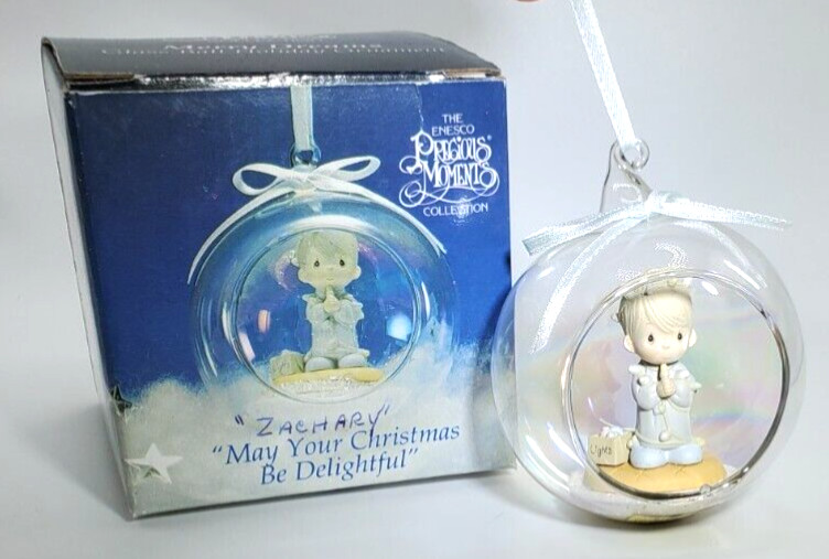 Vintage, 1993, Enesco, 'May Your Christmas Be Delightful' Christmas Ornament