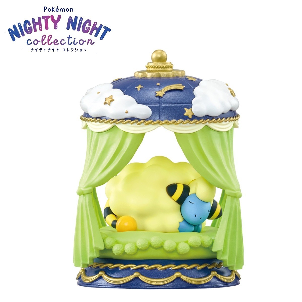RE-MENT Pokemon Nighty Night Collection Mini Figure Toy #6 Mareep Sleeping NEW